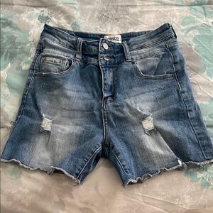 Insane Gene - Distressed Denim Shorts